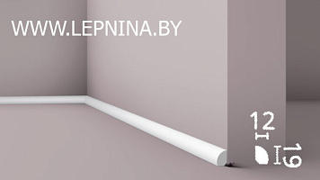 NMC WALLSTYL профиль FL6 выс.плотности 19х12мм белый 90шт/кор *